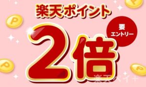 エディオン楽天ポイント2倍キャンペーン